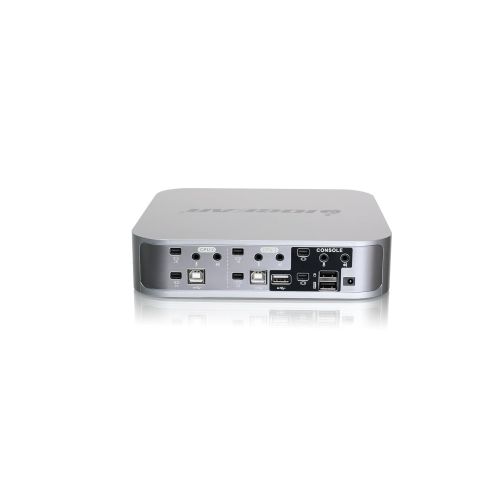  IOGEAR 4-port DualView Mini DisplayPort KVMP Switch with Peripheral Sharing, TAA Compliant, GCS1924