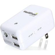 IOGEAR NetShair Link Portable Wi-Fi Router and USB Media Hub (GWRH1)