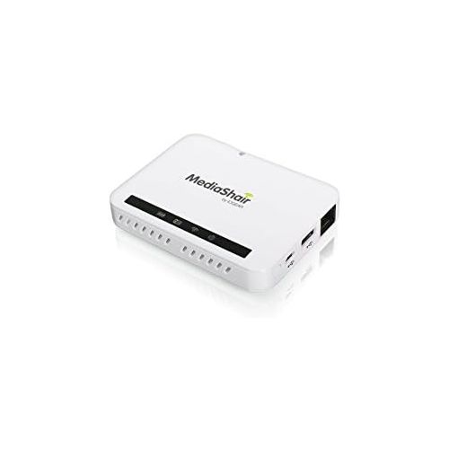  IOGEAR GWFRSDU2 MediaShair 2 Wireless Media Hub, Travel Router, SD Card Reader, USB Reader and Power Station with Built in Wi-Fi Network