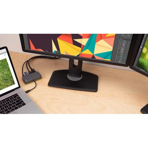  IOGEAR Thunderbolt 3 Dual 4K@60Hz Travel Dock, GTD300