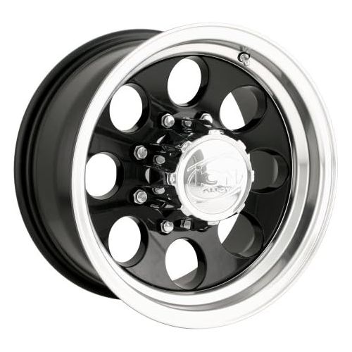  Ion Alloy 171 Black Wheel with Machined Lip (16x10/6x139.7mm)