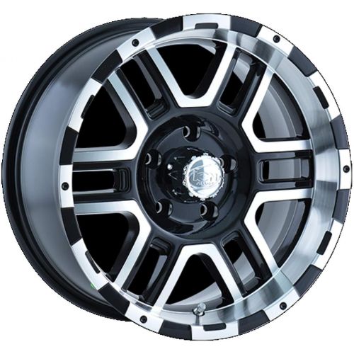  Ion Alloy 179 Black Wheel with Machined Face and Lip (18x9/6x135mm)