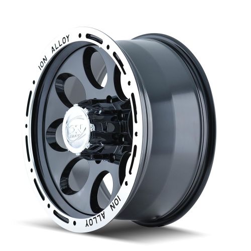  Ion Alloy 174 Black Beadlock Wheel (17x9/5x127mm): Ion Wheels: Automotive