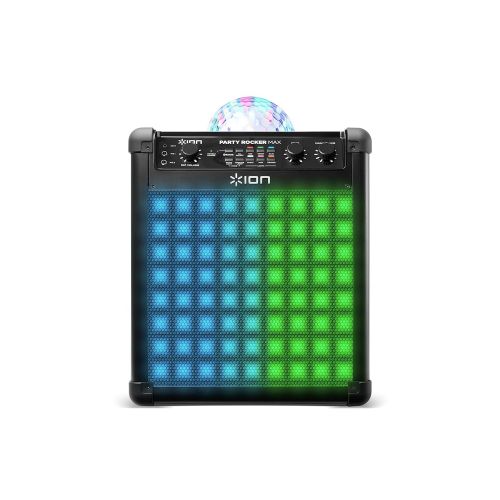  [아마존 핫딜]  [아마존핫딜]ION Audio Party Rocker Max - Akkubetriebenes 100W Bluetooth Party-Lautsprechersystem und Karaoke Center mit Partylichtkuppel, LED-Gitter und Mikrofon