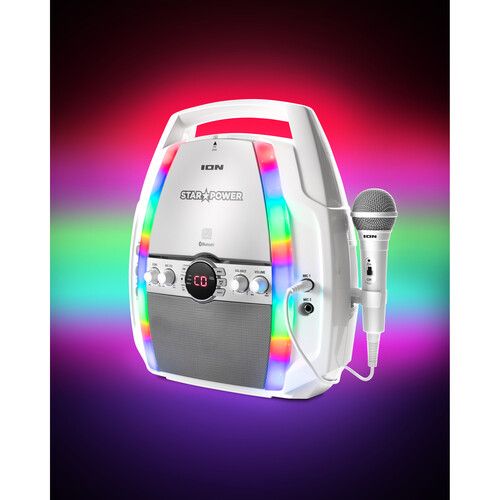  ION Audio Star Power Portable CD Karaoke System with Bluetooth