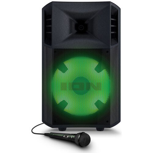  ION Audio Power Glow 300 Portable Bluetooth Loudspeaker with Wired Microphone