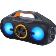 ION Audio AquaSport Max Waterproof 60W Bluetooth-Enabled Stereo Speaker with Lights
