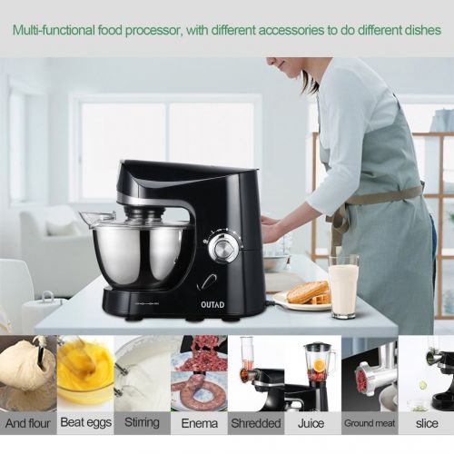  IOOkME-H 4.5 Liter Cooking Stand Mixer 10 Speeds Electric Kitchen Food Mixer Stainless Steel Cooking Bowl 650W