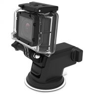iOttie Easy One Touch GoPro Suction Cup Mount for GoPro Hero 4, Hero 3, Hero 3+, Hero, Session, Silver, Black, White