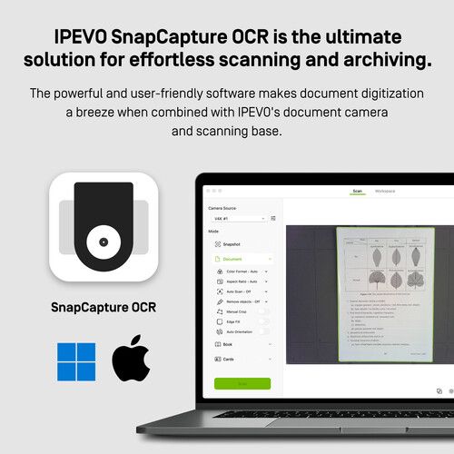  IPEVO Document Scanner Upgrade Kit (Pad, US)