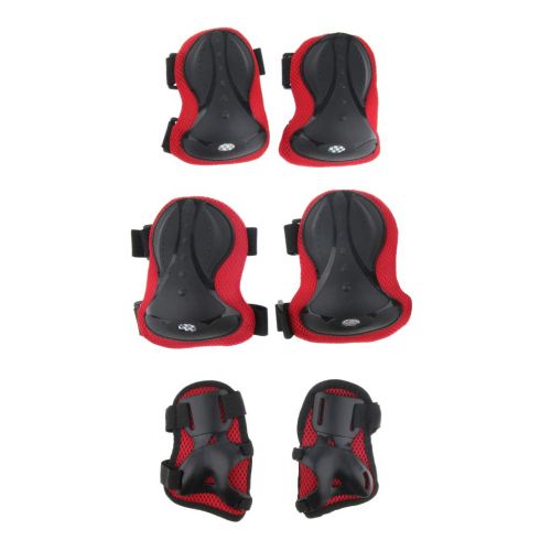  IPOTCH 6pcs Erwachsene Knieschuetzer Set fuer Inline Skates Skateboarding Radfahren