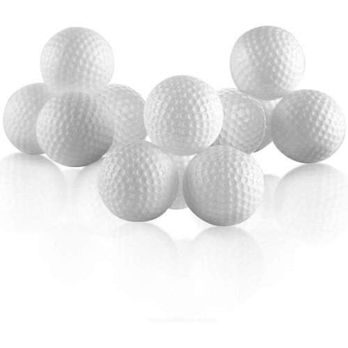  [아마존베스트]IPlay, iPlay, iLearn Practice Balls, Golf Balls, Bulk Set of Golf Balls for Swing Practice, Driving Range, Home Use (One Dozen)