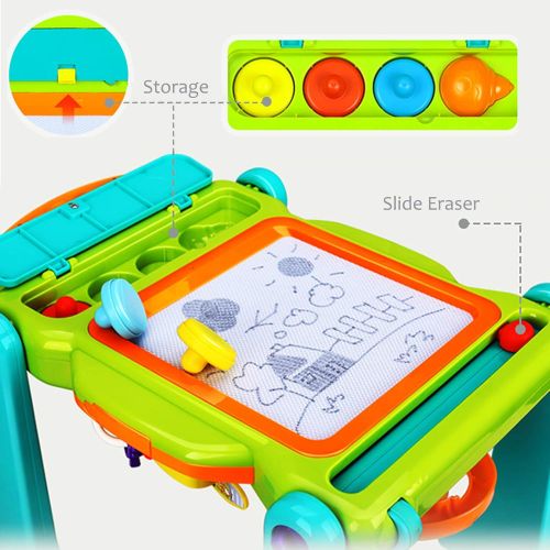  iPlay, iLearn 3 in 1 Baby Sit to Stand Walkers Toys, Kids Activity Center, Toddlers Musical Fun Table, Lights and Sounds, Learning, Birthday Gift for 9, 12, 18 Months, 1, 2 Year Ol