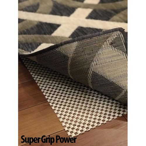  IPrimio iPrimio Non Slip Rug Pad 5 x 8 for Bathroom, Kitchen and Outdoor Area - Extra Grip for Hard Surface Floors