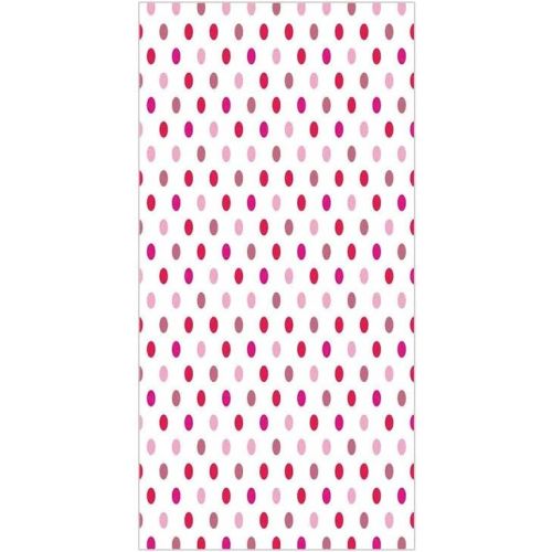  IPrint 3D Decorative Film Privacy Window Film No Glue,Polka Dots,Polka Dots Pattern Consisting of an Array of Filled Circles Pop Art,Baby Pink Fuchsia White,for Home&Office