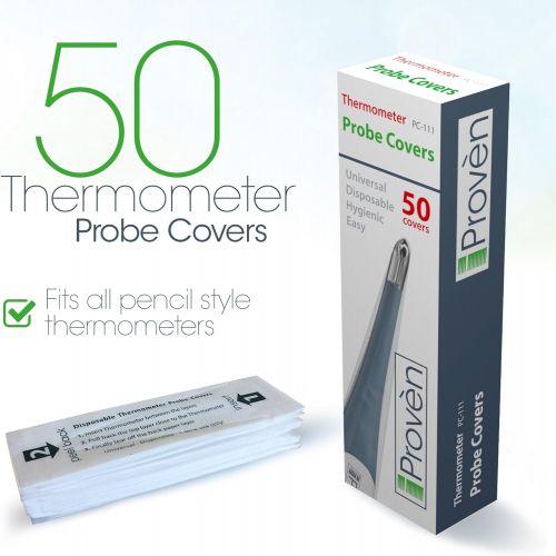  50 Stueck Sterile Fieberthermometer Schutzhuellen - iProven PC-111