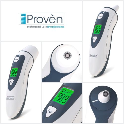  IProvoen Medical Digital Ear Thermometer with Temporal Forehead Function for Baby, Infant and Kids - Upgraded...