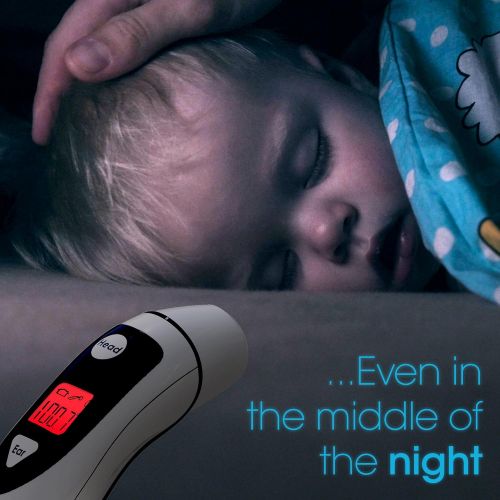  IProvoen Medical Digital Ear Thermometer with Temporal Forehead Function for Baby, Infant and Kids - Upgraded...