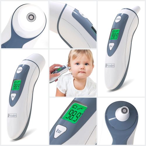  IProvoen Medical Ear Thermometer with Forehead Function - iProven DMT-489 - Upgraded Infrared Lens Technology...