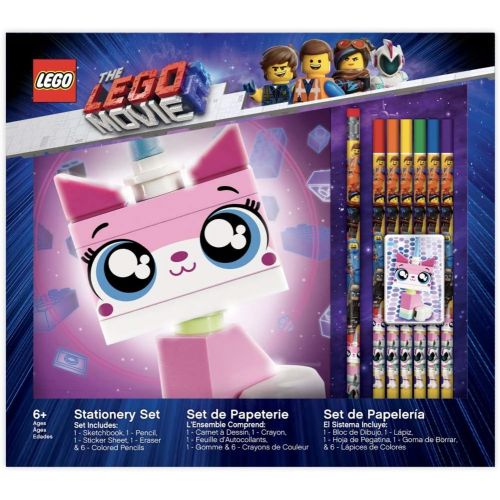  LEGO The Movie 2 Unikitty Sketchbook Stationery Set