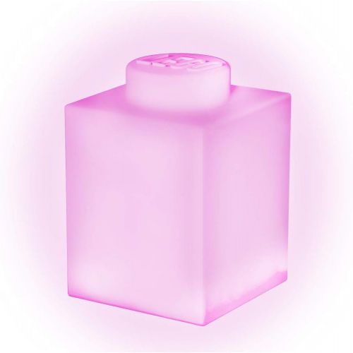  IQ Lego Classic 1x1 Silicone Brick NiteLite - Pink