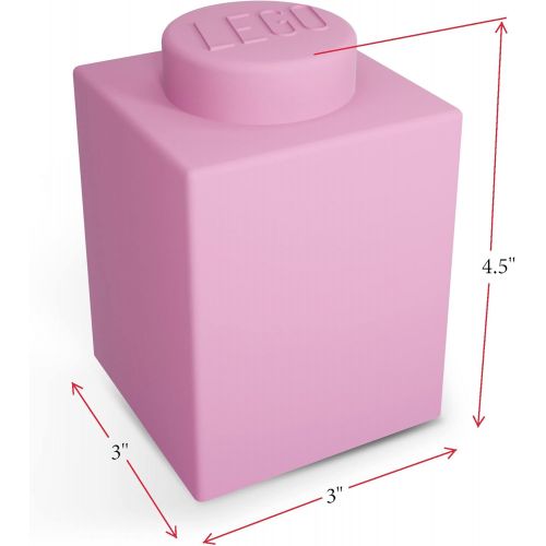  IQ Lego Classic 1x1 Silicone Brick NiteLite - Pink