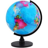 [아마존베스트]IQ Toys 13 Geogprahic Spinning World Globe with Stand, for Office Desks, Classrooms, Kids Geographic Learning