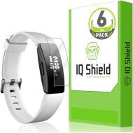 [아마존베스트]IQShield IQ Shield Screen Protector Compatible with Fitbit Inspire HR (Fitbit Inspire)(6-Pack)(Full Coverage) LiquidSkin Anti-Bubble Clear Film