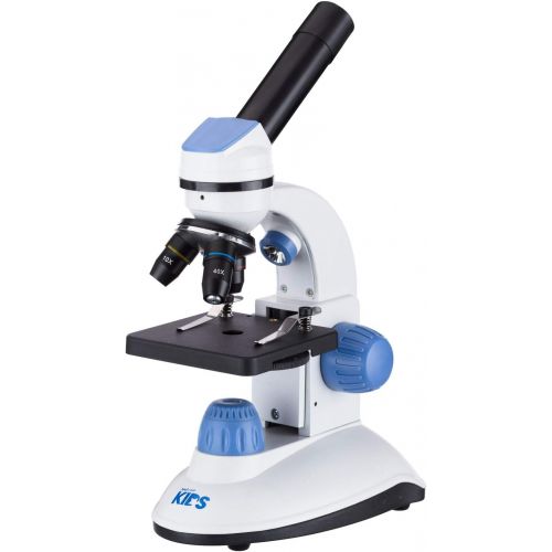  [아마존 핫딜]  [아마존핫딜]IQcrew IQCrew by AmScope 40X-1000X Dual Illumination Microscope (Blue) with Slide Prep Kit and Experiment Cards