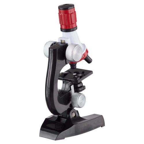  IQCREW 1200X Kids Microscope Toy Set with Slides Preparation Kit + Microscope Book