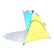 IREANJ Pop Up Beach Tent UV Protection Sunscreen Outdoor Portable Family Camping Tent,2 Colors (Color : B) Tent
