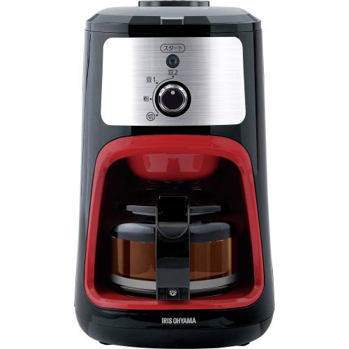  IRIS OHYAMA, Inc. IRIS OHYAMA Fully automatic coffee maker With mesh filter IAC-A600 (For 1 to 4 cups) (Black) 【Japan Domestic genuine products】