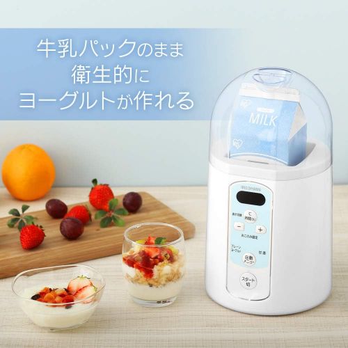  [아마존베스트]IRIS OHYAMA, Inc. IRIS OHYAMA Yogurt Maker KYM-014 (WHITE)【Japan Domestic Genuine Products】【Ships from Japan】