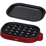 [아마존베스트]Iris Ohyama Takoyaki 2way Plate Red ITY 20WA R by Iris Ohyama