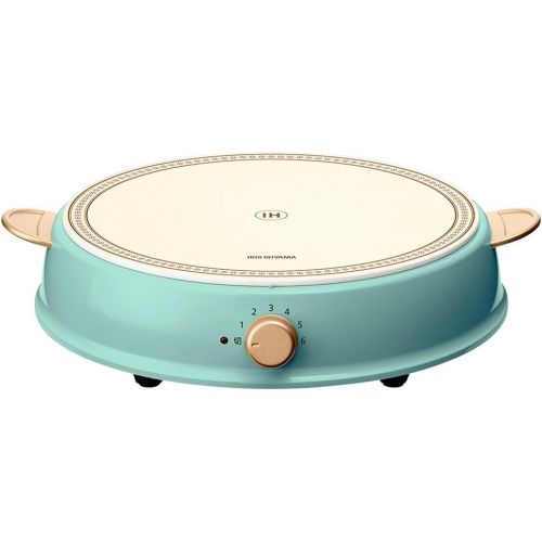  IRIS OHYAMA Party IH Cooking Heater ricopa IHL-R14-AA (Ash Blue)【Japan Domestic genuine products】