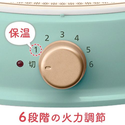  IRIS OHYAMA Party IH Cooking Heater ricopa IHL-R14-AA (Ash Blue)【Japan Domestic genuine products】