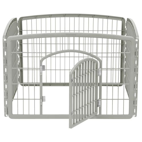  IRIS USA, Inc. IRIS Pet Playpen with Door, 24-Inch