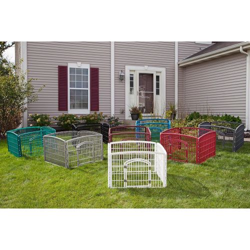  IRIS USA, Inc. IRIS Pet Playpen with Door, 24-Inch