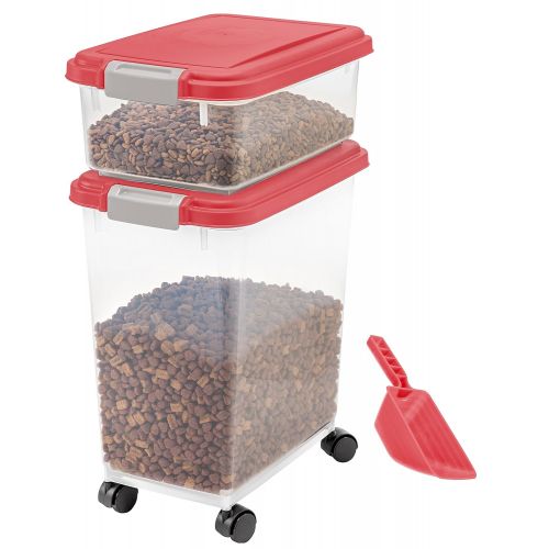  IRIS USA, Inc. IRIS 3-Piece Airtight Pet Food Container Combo