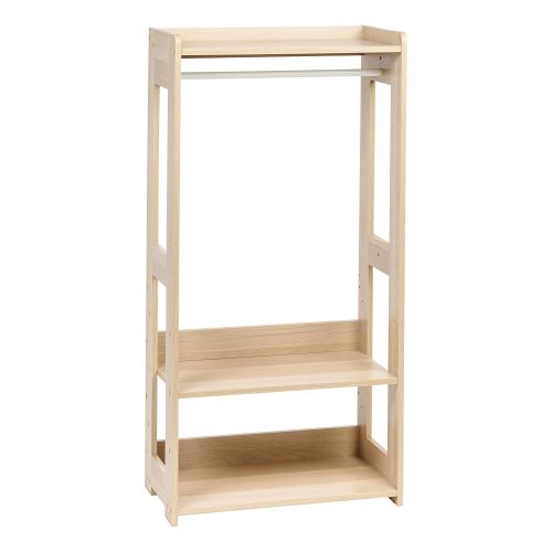  IRIS USA, Inc. IRIS USA KWR-LB Kids Dress Up Clothing Garment Rack Natural