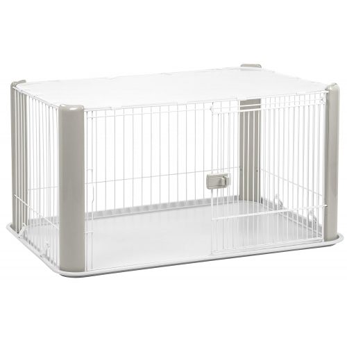  IRIS USA, Inc. IRIS Wire Dog Crate with Mesh Roof