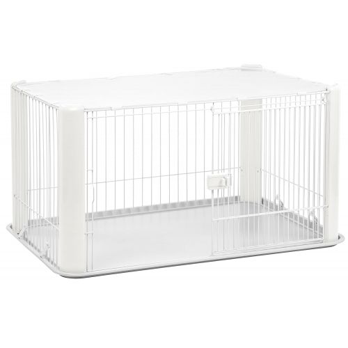  IRIS USA, Inc. IRIS Wire Dog Crate with Mesh Roof