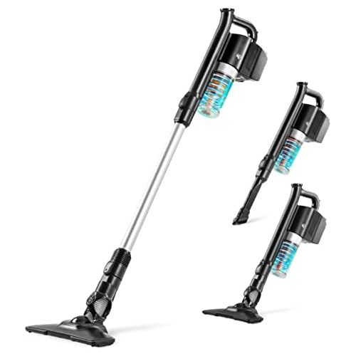  IRIS USA, Inc. IRIS USA?Cordless Stick Vacuum Cleaner with Replaceable Rechargeable Battery, Cyclone Suction Vacuum, Up to 35 Minute Run Time, Washable Filter, For Hard Floors & Low Rugs