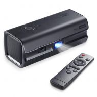 IRULU Mini DLP Movie Projector,iRULU HiBeam H60 2019 Upgrade Portable Projector,HDMI 1080P,VGA,AV,USB,Double Speaker Home Theater Projectors for Entertainment Gaming