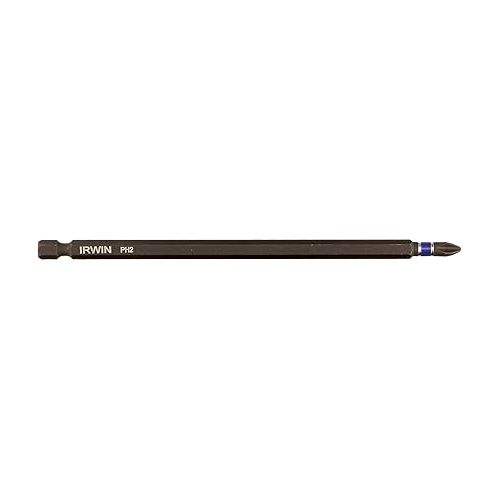  IRWIN Screwdriver Bit, Impact Rated, Phillips #2, 6-Inch (IWAF36PH2)