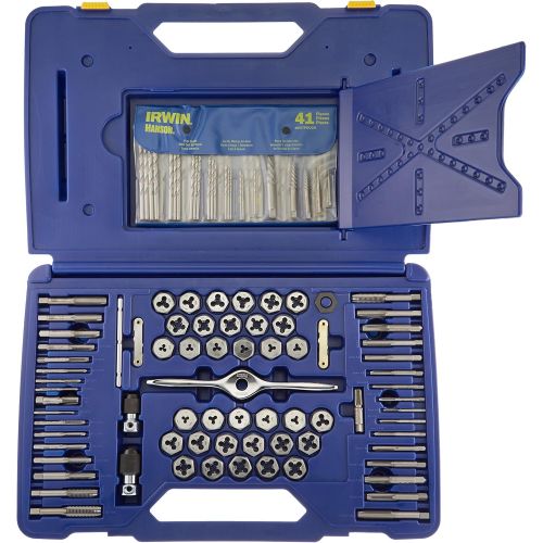  Irwin Tools IRWIN Tools 1813817 Performance Threading System Deluxe Tap, Die and Drill Bit Set, 116-Piece