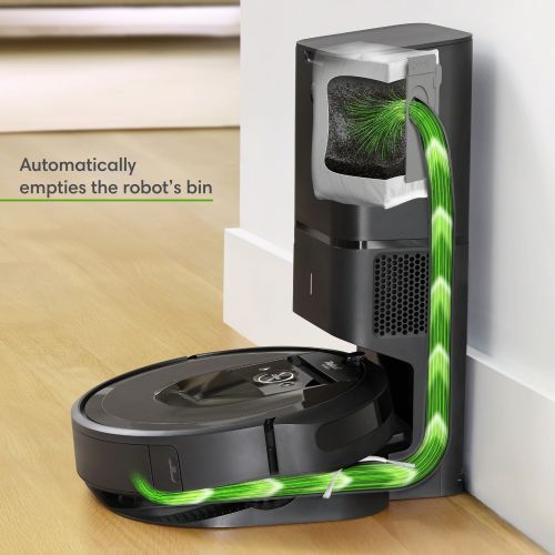  IRobot iRobot Roomba i7+ (7550) Robot Vacuum with Automatic Dirt Disposal- Wi-Fi Connected, Smart Mapping, Works with Alexa, Ideal for Pet Hair, Carpets, Hard Floors