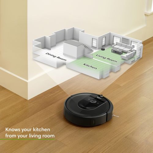  IRobot iRobot Roomba i7+ (7550) Robot Vacuum with Automatic Dirt Disposal- Wi-Fi Connected, Smart Mapping, Works with Alexa, Ideal for Pet Hair, Carpets, Hard Floors