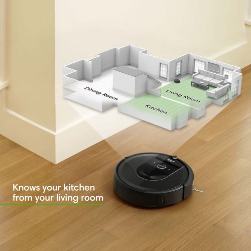  IRobot iRobot Roomba i7 (7150) Robot Vacuum- Wi-Fi Connected, Smart Mapping, Works with Alexa, Ideal for Pet Hair, Carpets, Hard Floors