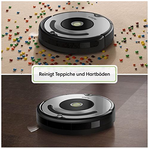  [아마존 핫딜]  [아마존핫딜]IRobot iRobot Roomba 615 Saugroboter (reinigt alle Hartboeden und Teppiche, Dirt Detect Technologie, 3-Stufen-Reinigungssystem) grau/schwarz